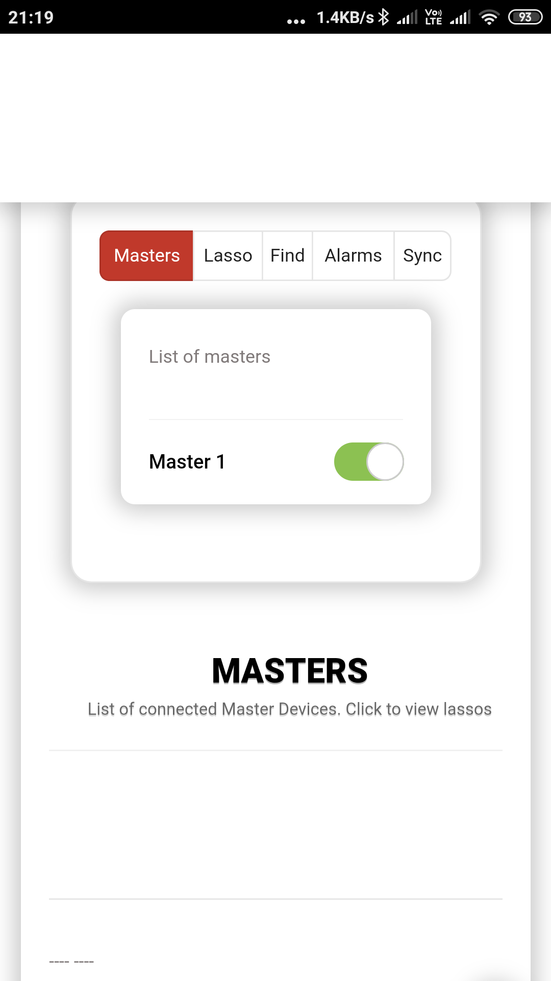 master lasso android iphone app during development.png